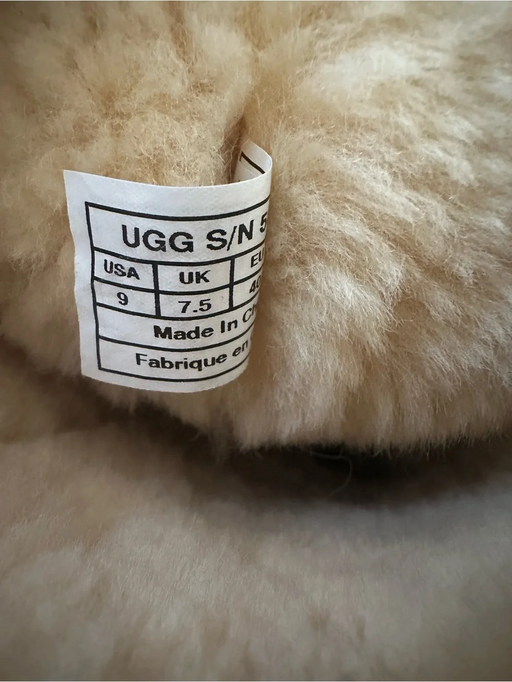 UGG Women's Short Shearling Suede Boots in Cream